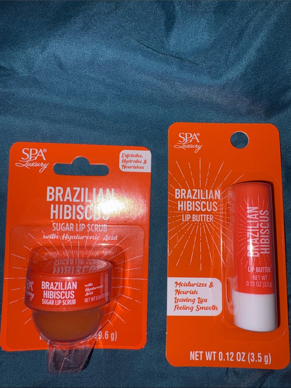 Brazilian Hibiscus Lip Scrub & Lip Butter Duo